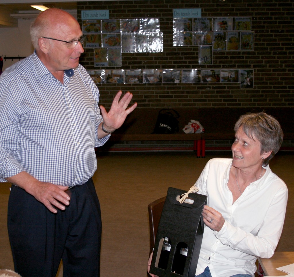 Hans Toftdahl og Karin Blach. Generalforsamling 21. april 2015
