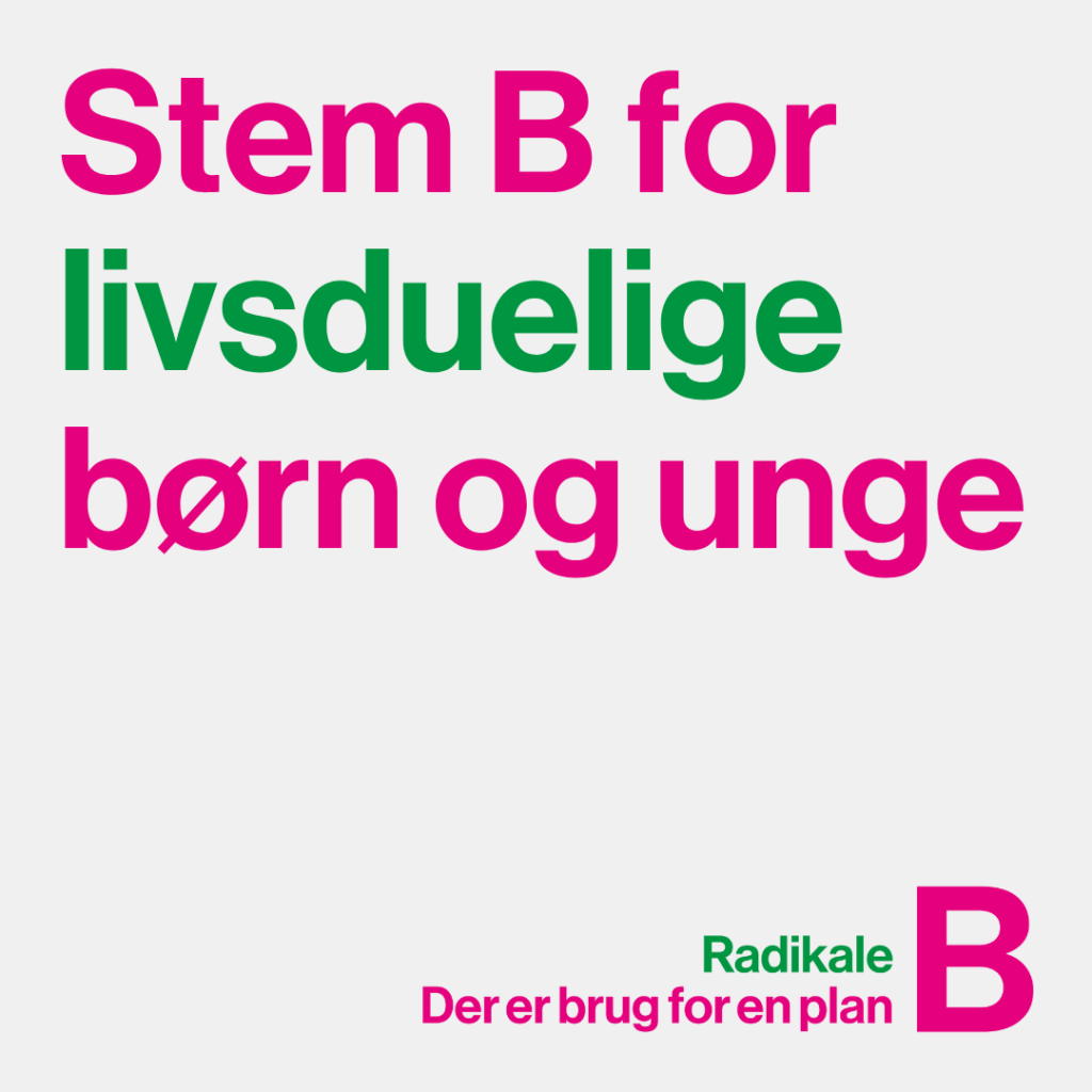 Stem B for livsduelige børn og unge